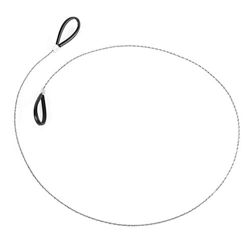 Alomejor Scie à chaîne Scie à Fil d'acier Extérieure Outil de Survie pour Trousse de Survie en Plein air Chasse aux Engins de Chasse aux Engins de Chasse Bushcraft