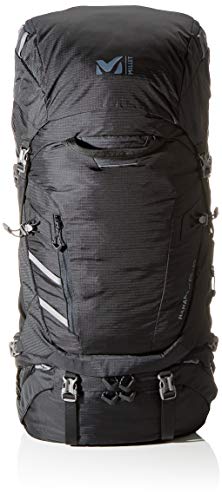 Millet – Hanang 65+10 – Sac à Dos pour Randonnée et Trekking – Volume Extensible 65+10 L, Mixte Adulte, Noir, Taille unique
