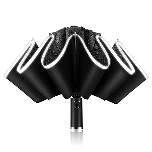 MINYUOCOM Parapluie Pliant de Voyage, Coupe-Vent, 99% de...