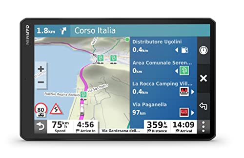 Garmin Camper 1090 - GPS pour Camping-Car - 10 Pouces - Europe Entière 46 Pays et téléchargement Gratuit d’autres régions – Trafic intégré