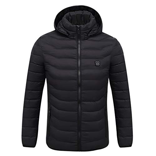 Susenstone Gilet Chauffant Chargement USB Hiver VêTements Chauds ChaufféS Blouson Chauffant Lavable pour ActivitéS De Plein RandonnéE Manteau Ski Homme pour Homme Et Femmes