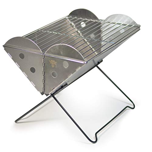 UCO Barbecue Nomade Barbeque Portable Mixte Adulte, Gris, Taille Unique