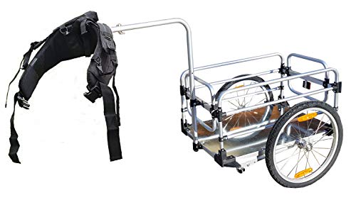 Trollix Remorque Randonnée - Chariot Randonnée Pliable - Remorque Vélo - Remorque 2 en 1