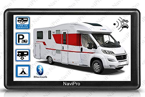 GPS Camping Car 7 Pouces NaviPro, Ventouse Aimanté, Europe + Maroc A Vie, Aires DE Camping - INFO TRAFIC