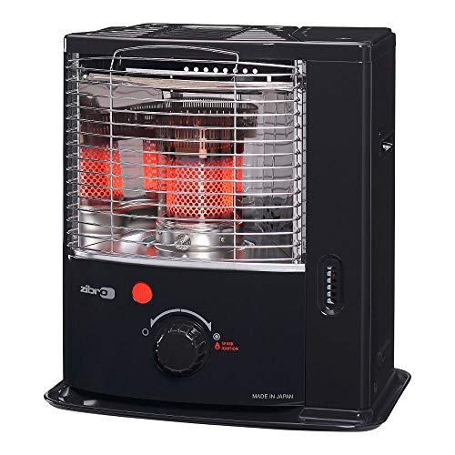 ZIBRO RS-220, Chauffage mécanique portable à combustion, Excellence japonaise, Chauffe jusqu'à 35 mètres carrés, Aucune installation nécessaire, Puissance 2200 W