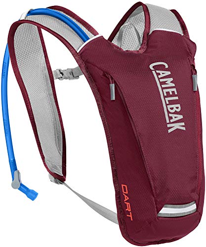 CamelBak Sac à Dos Hydratation Octane Dart 2L avec Réservoir 1.5L/50oz Gilet Mixte, Bourgogne/Corail Chaud