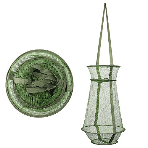 Filet de pêche Piège à poissons Cage à poissons repliable Panier de pêche pour conserver les leurres Ecrevisses Crabes Eperlan Ménéneux Crevettes Homards