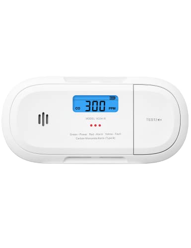 X-Sense Détecteur de Monoxyde de Carbone Équipé d'une...