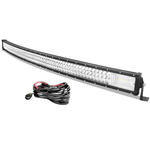 AUXTINGS 132,1 cm 675W Triple rangée 7d Barre Lumineuse LED...