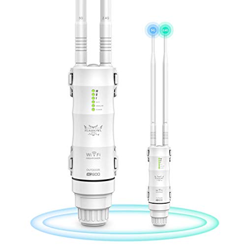 FLASHOWL Extérieure Wifi Répéteur Wi-Fi Prolongateur...