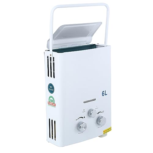 Iglobalbuy 6L Chauffe Eau, Réchauffeur Instantané à Gaz...