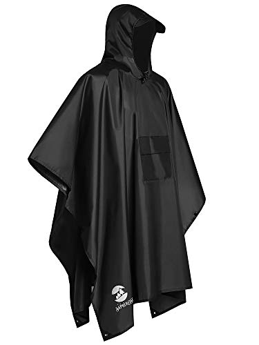 SaphiRose PONCHO Pluie, 3-en-1 Impermeable en Polyester, 217...