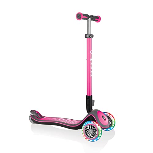 Globber - ELITE DELUXE LIGHTS - Trottinette pliable,...