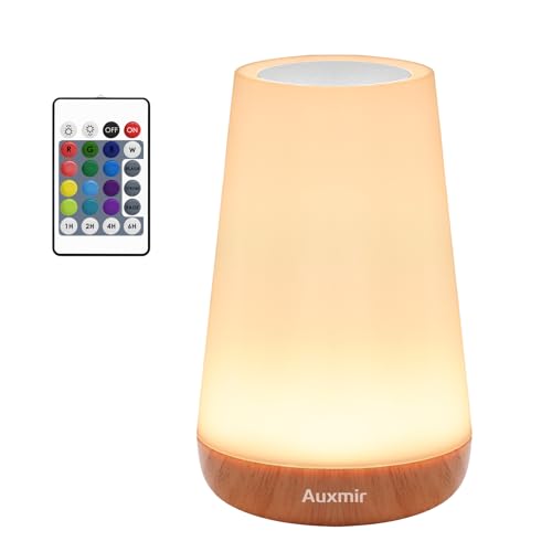 Auxmir Lampe de Chevet LED Veilleuse LED Lampe d'Ambiance...