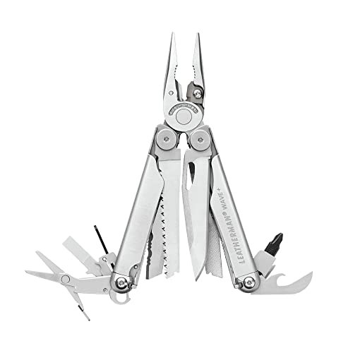 Leatherman Wave + - Pince multifonctions 18 outils avec...
