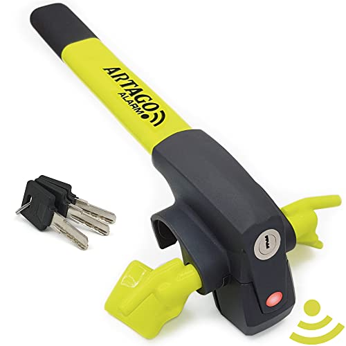 Artago 870 Antivol Voiture Haut de Gamme, 2en1 Bloque Volant...