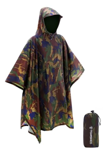 TOM SHOO Poncho Pluie Imperméables à Capuche Homme 3 en 1...