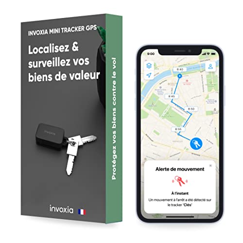 Mini Tracker GPS Invoxia- Traceur GPS étanche avec Alertes...