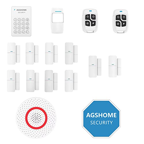 AGSHOME Alarme Maison sans Fil, 15 Pièces WiFi Alarme...