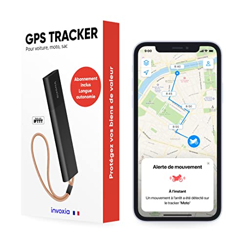 Invoxia Tracker GPS sans Carte SIM avec Alerte Antivol en...