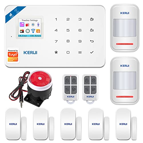 KERUI W181 Alarme Maison sans Fil Intelligent 2.4G WiFi/GSM...