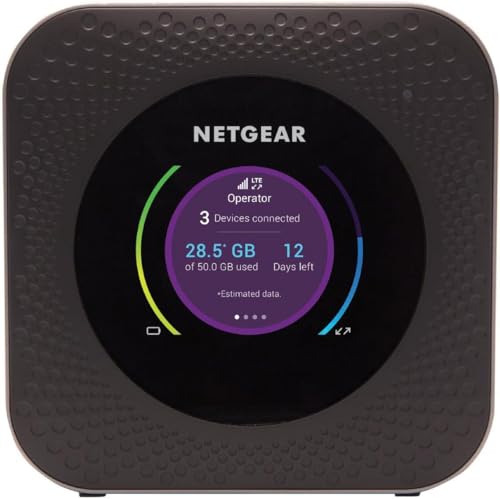 NETGEAR Routeur 4G SIM, box 4G LTE, Routeur Mobile 4G...