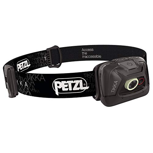 Petzl Tikka Lampe frontale Mixte Adulte, Noir, Taille Uniqu