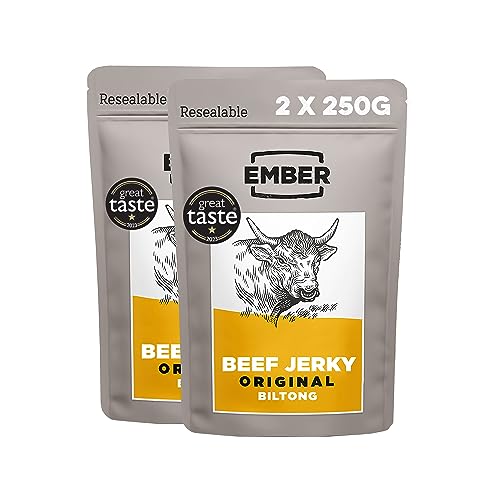 Ember Snacks: Biltong Beef Jerky Saveur Original (2x 250g =...