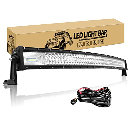 Willpower 107cm 540W Barre Lumineuse LED de Travail Incurvé...