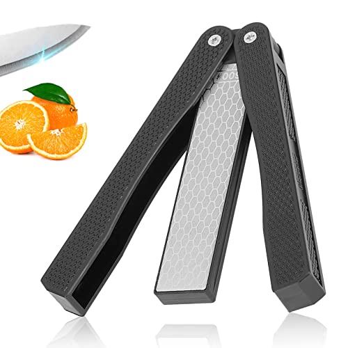Aiguiseur Couteaux, Affûteur Diamant Pliable à Double...