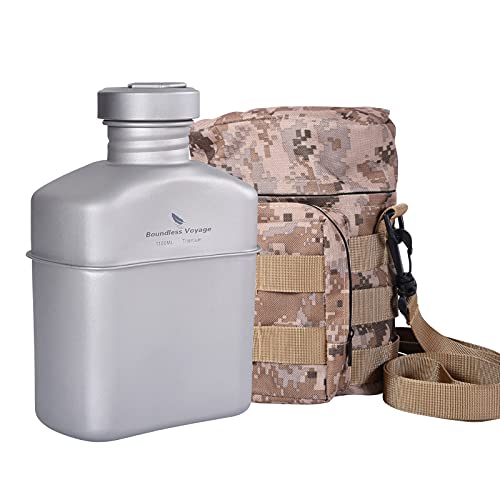 Boundless Voyage Ti15158A Cantine militaire en titane avec...