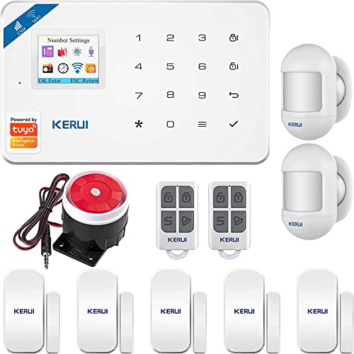 KERUI W181 Alarme Maison sans Fil Intelligent 2.4G WiFi/GSM...