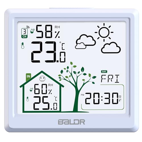 Station Meteo Interieur Exterieur sans Fil, Homradise Écran...