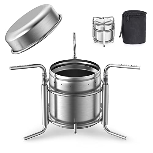 Lixada Réchaud à Alcool de Camping Portable Alcool en...