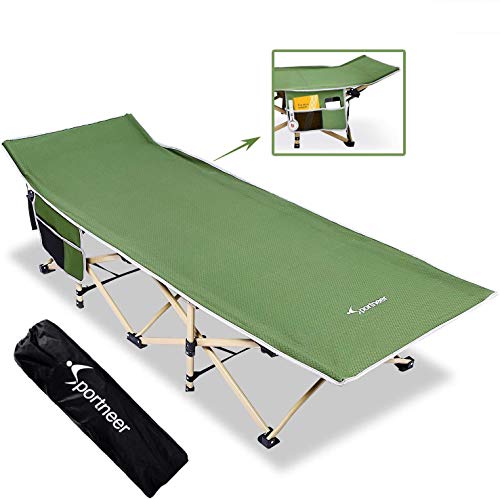 Sportneer Lit de Camping avec Sac de Transport pour Adultes,...