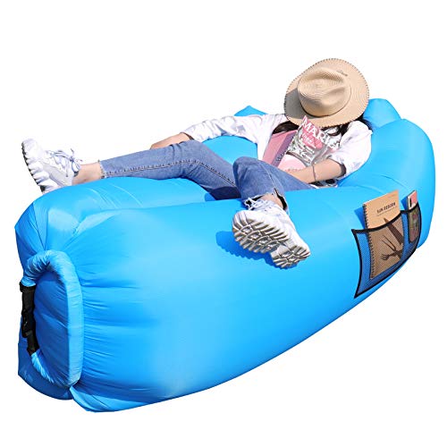 AngLink Gonflable Chaise longue, lit Portable Air Canapé...