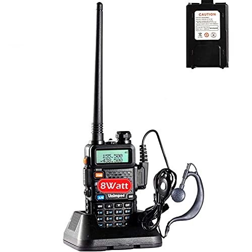 Talkie-walkie sans entrave UV-5R Double Bande 65MHz ~ 108MHz...