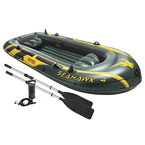 Intex set bateau 4 places Seahawk 4 (rames et gonfleur...