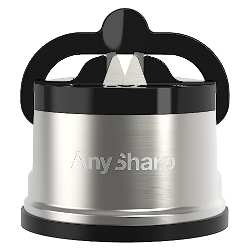 AnySharp Pro Aiguiseur de Couteaux (Métal) avec Ventouse,...