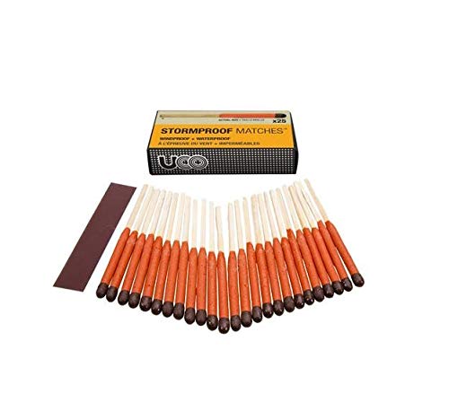 UCO Hurricane Allumettes de Survie Unisexe, sans Couleur,...