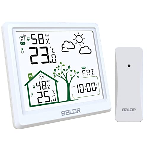 Station Meteo Interieur Exterieur sans Fil, Homradise Écran...