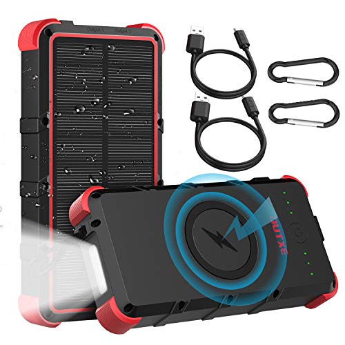 OUTXE Charge Rapide 25000mAh Chargeur Solaire Portable...