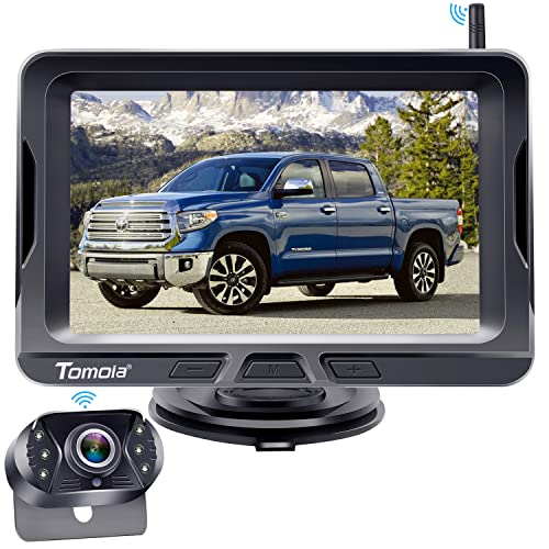 Tomoia Caméra de Recul sans Fil HD 1080P 5 Pouces Camera de...