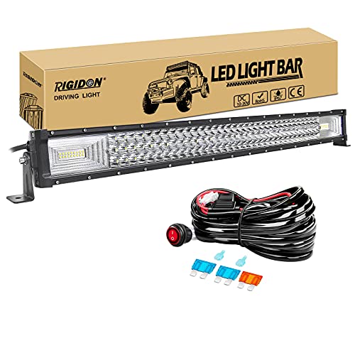 RIGIDON 32 Pouces 80 cm 405W Slim Barre de Led 4x4 avec 12v...