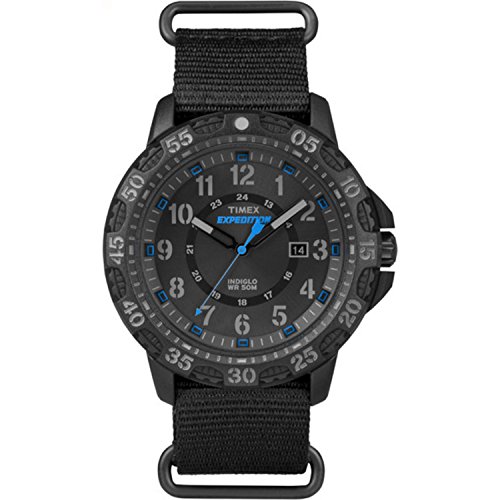 Timex Expedition Gallatin Montre pour Homme, Noir/Bleu, Mens...