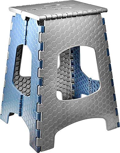 STARK Tabouret Pliable / Escabeau pliant avec poignée....