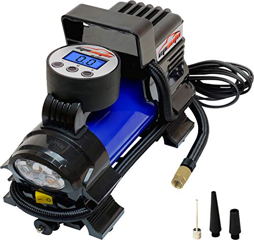 Epauto Compresseur d'air portable 12 V DC, gonfleur de pneu...