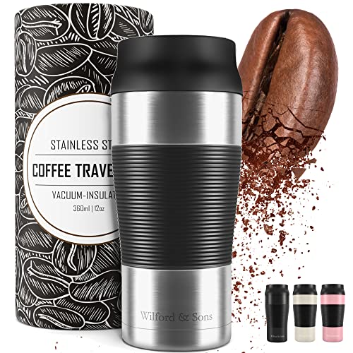 Mug Isotherme Transportable Thermos Café & Thé en Acier...