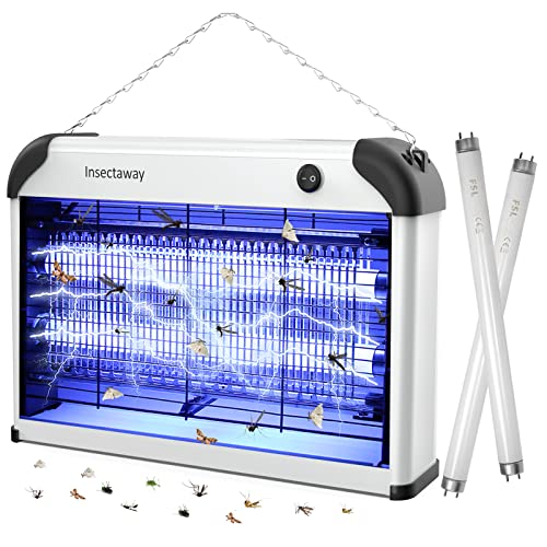 Lampe Anti Moustique Double Grille, 20W UV Anti Insectes...