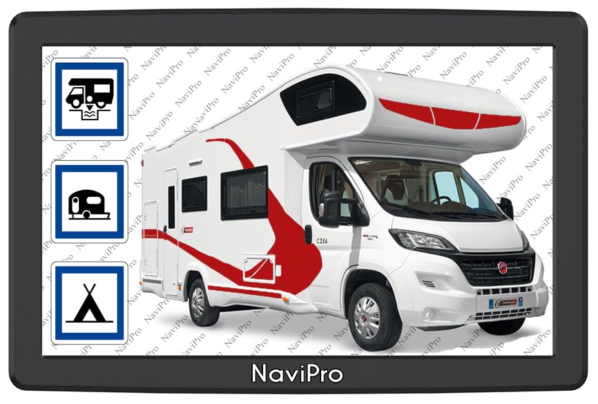 GPS Camping Car 9 Pouces NaviPro PND Europe + Maroc A Vie -...